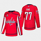 Capitals 77 T.J. Oshie Red 2018 Stanley Cup Champions Adidas Jersey,baseball caps,new era cap wholesale,wholesale hats